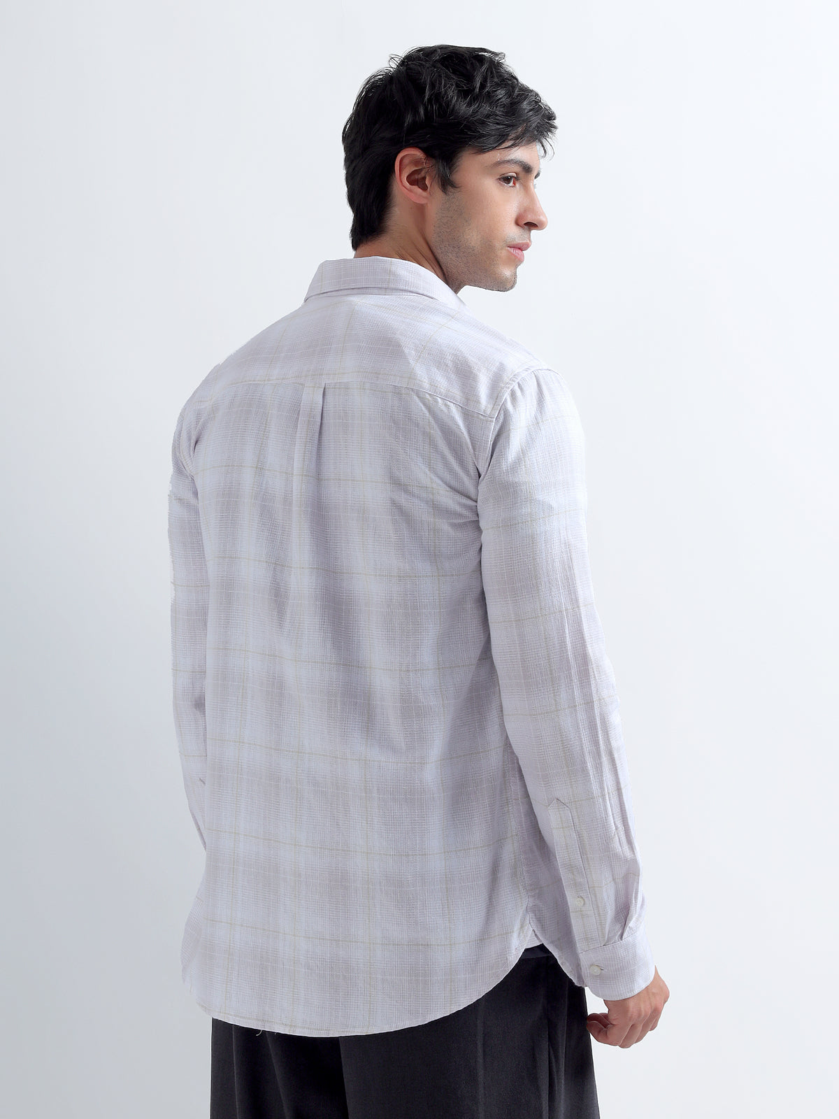 Chalk Check Shirt — back