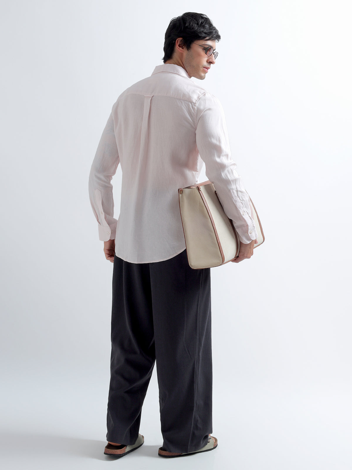 Blush Button-Down Shirt — blush back