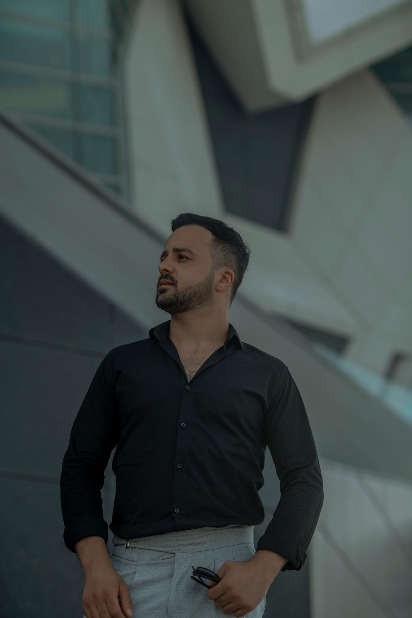 Boardroom Poplin Shirt — Black