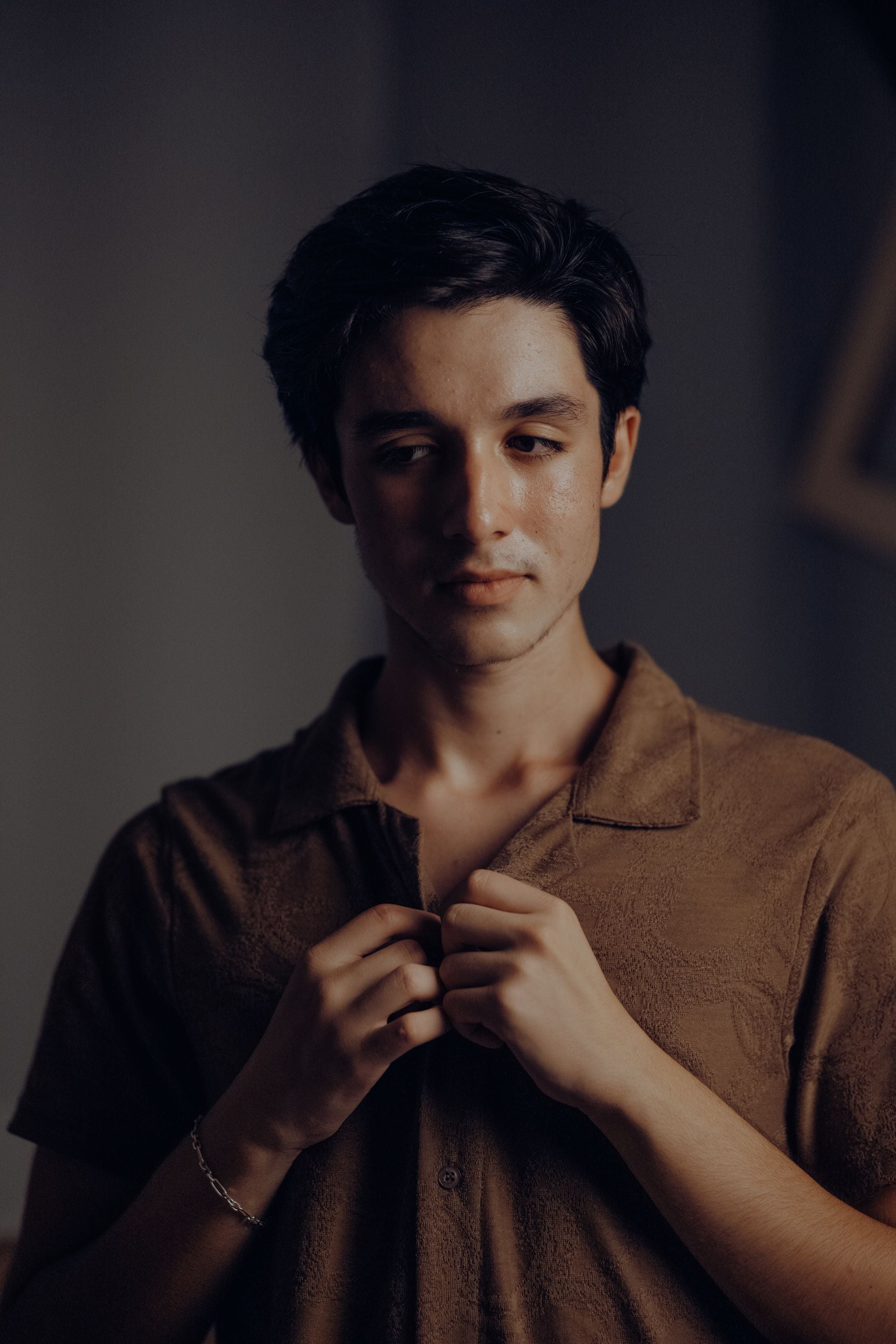 Rust Cord Shirt — Rust