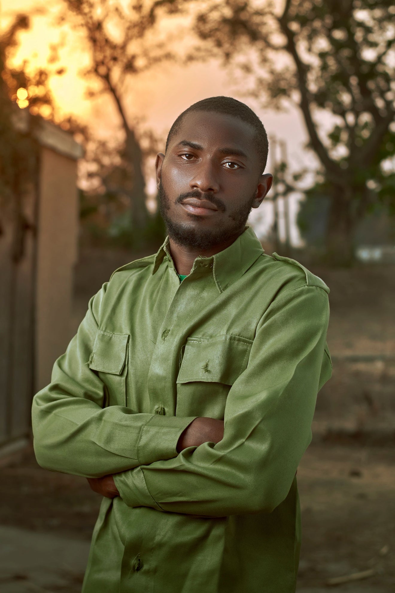 Breeze Linen Shirt — Olive